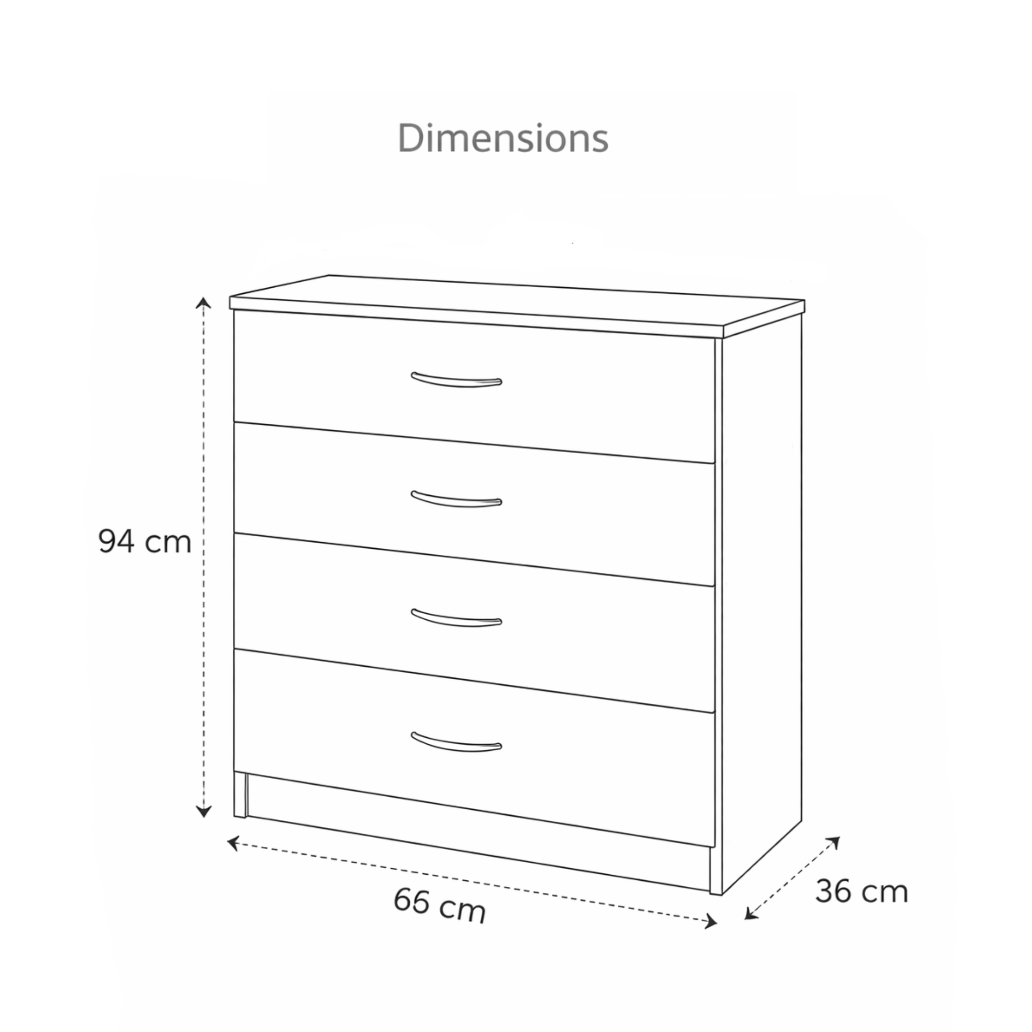 Chest of Drawers - Oak
