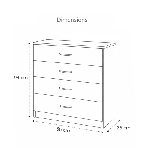 Chest of Drawers - Oak