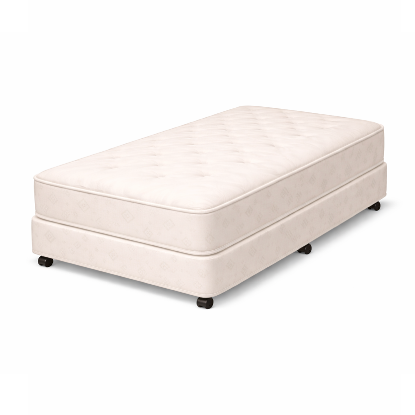 Single Spring Mattress with Bed Base<br>Support · Medium-firm