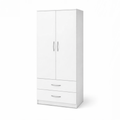 Wardrobe with Drawers – White
